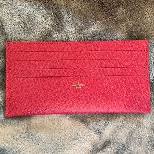 Authentic Louis Vuitton Felicie Insert 8 card slot holder wallet